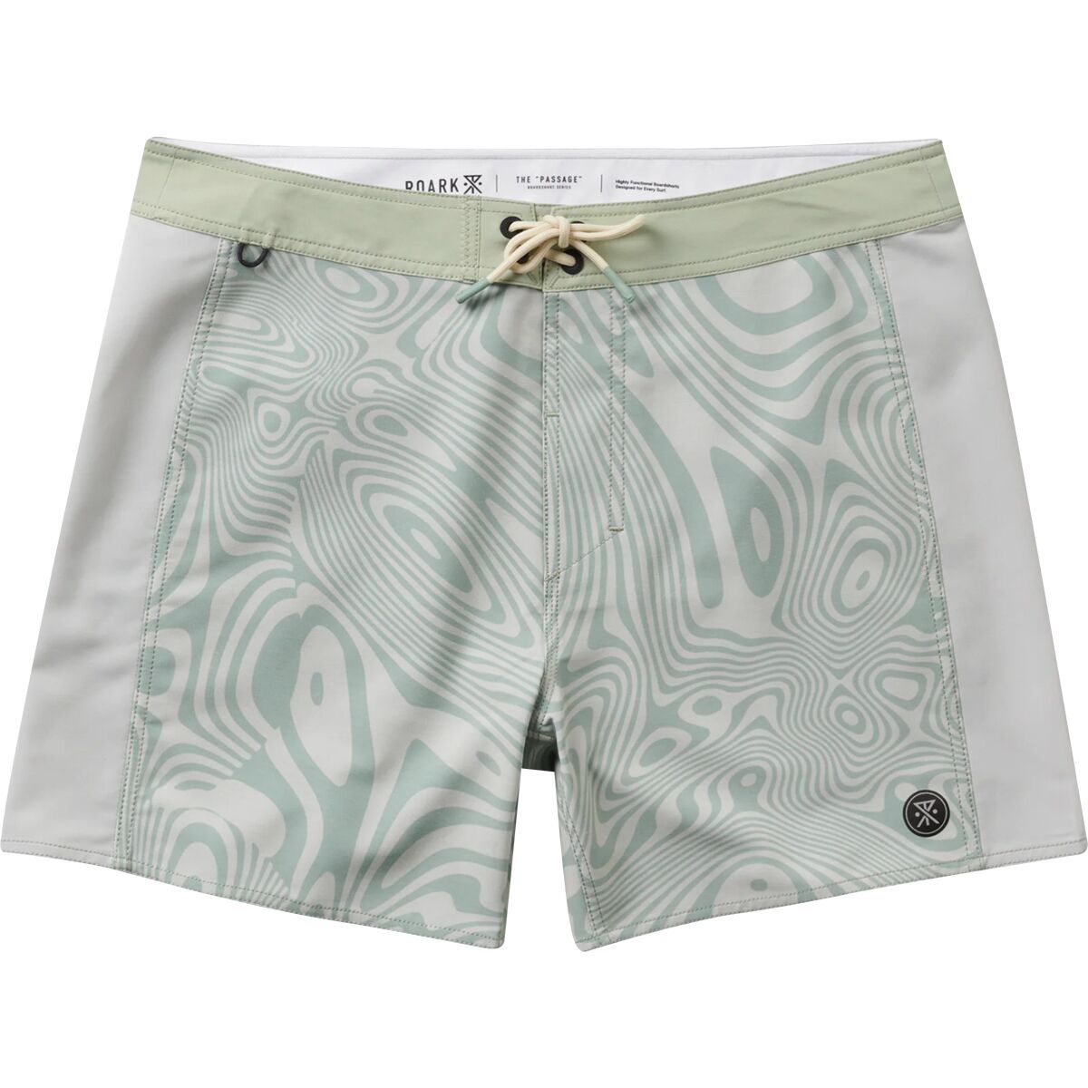 Roark Men's Passage 18 Boardshorts - Surf Shorts With Hemp Blend 4-Way Stretch, 18" Outseam, Classic Fit