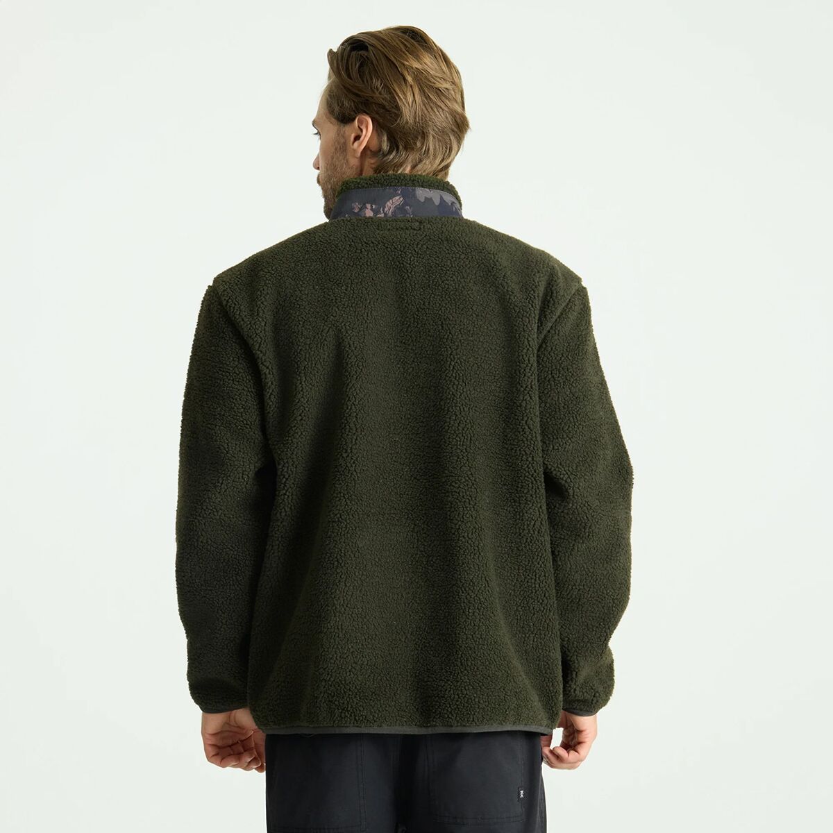 Мужская куртка Roark Campover Fleece Zip, цвет: Dark Military — фото 2