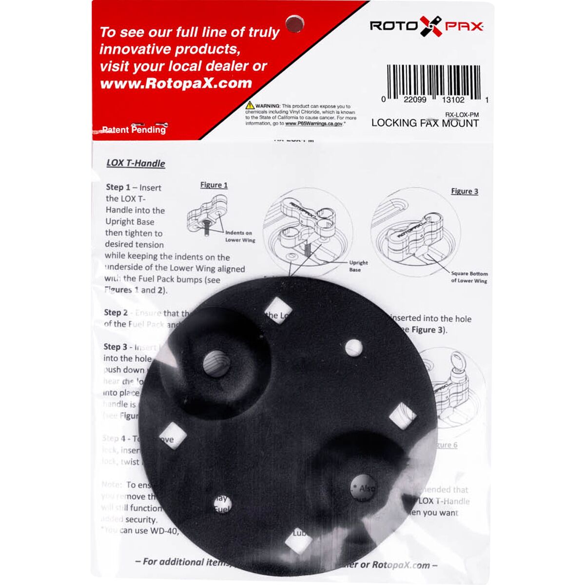 RotoPaX LOX Pack Mount