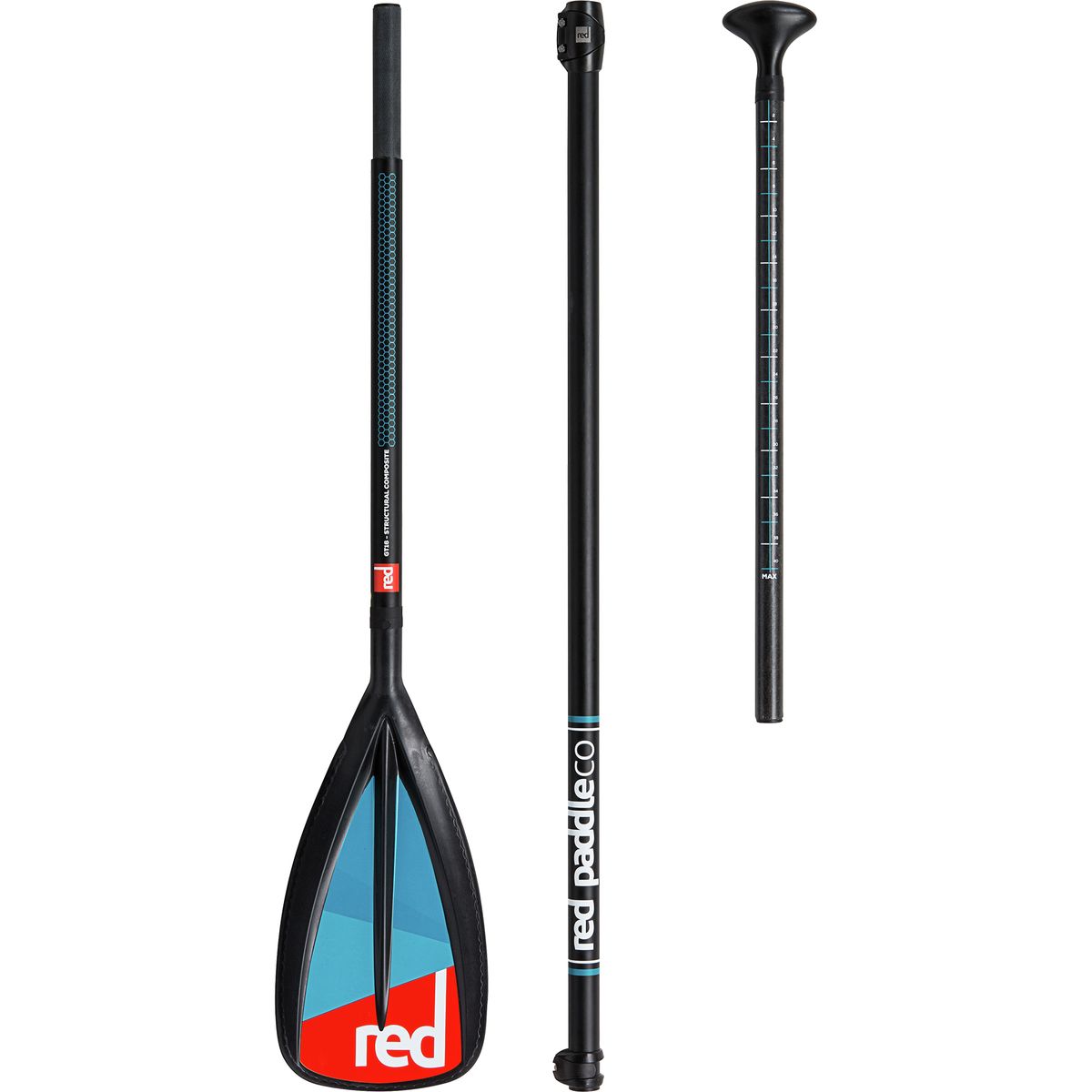 Red Paddle Co. Glass Nylon 3Piece StandUp Paddle Paddle