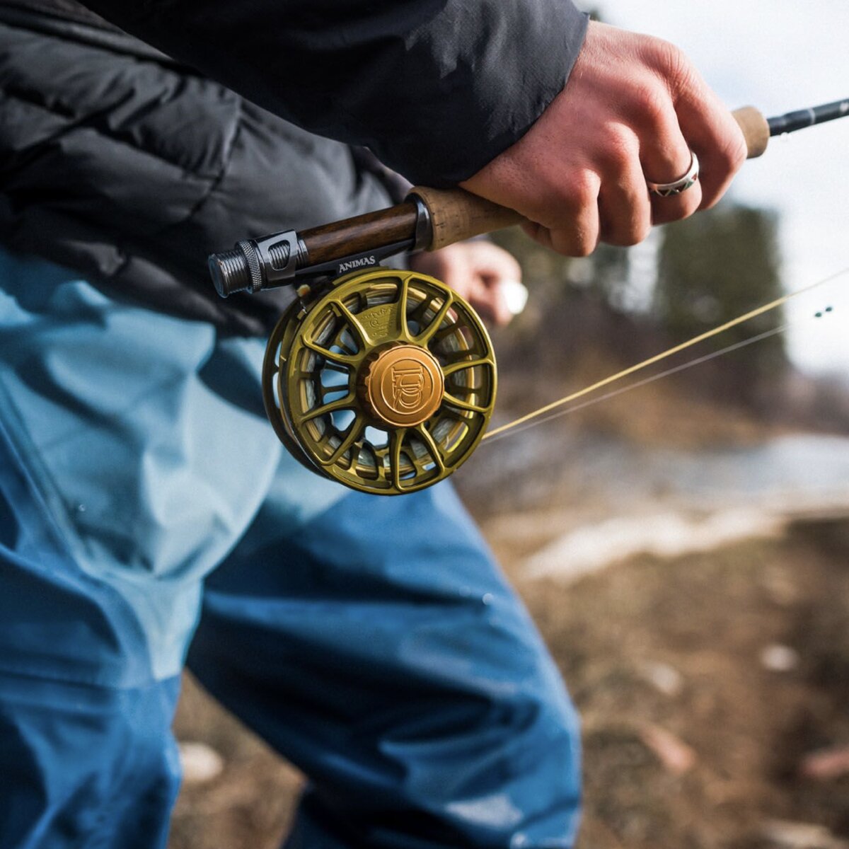 Снаряжение Ross Animas Fly Reel, цвет: Матовый чёрный — фото 6
