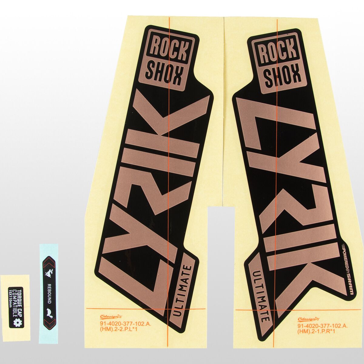 RockShox Lyrik Ultimate Decal Kit