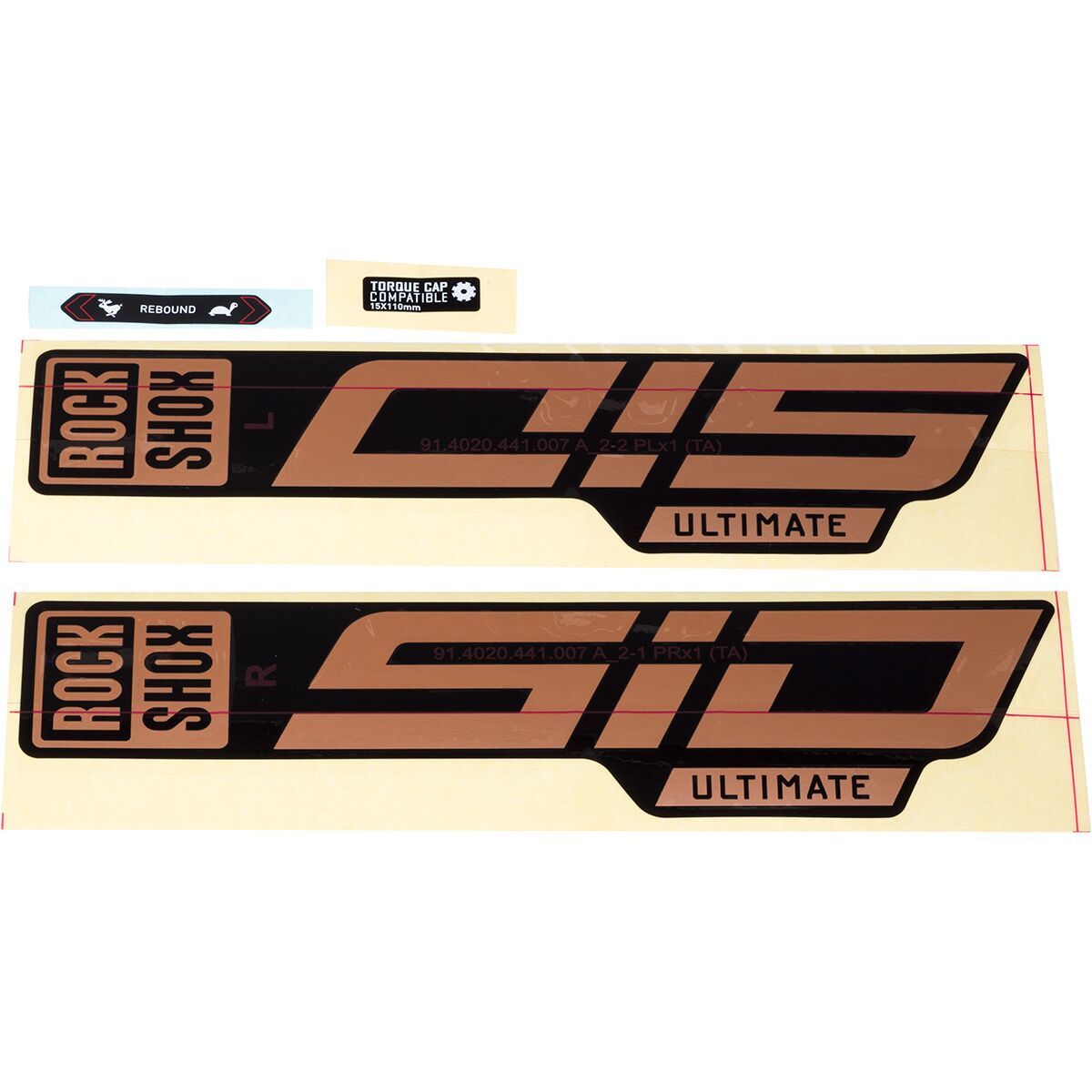 RockShox SID Ultimate Decal Kit