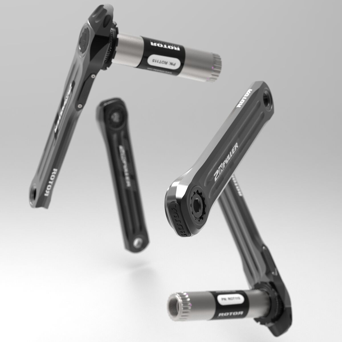 Rotor 2INpower SL Dual Sided Road 2x Power Meter Crankset