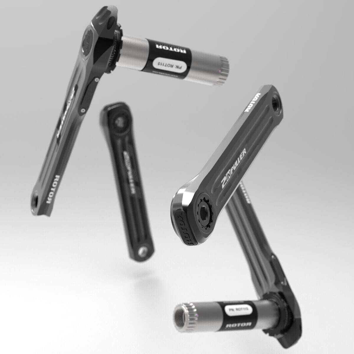 Rotor 2INpower SL Dual Sided Gravel 1x Power Meter Crankset
