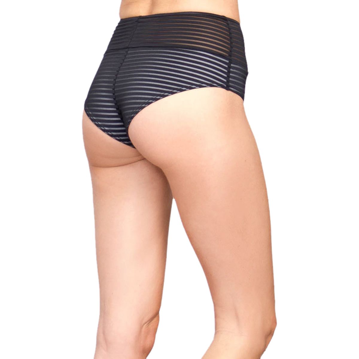 RVCA Women's Throwback Cheeky Bikini Bottom - Classic Fit, Contrast Binding, Swimwear Bottoms
