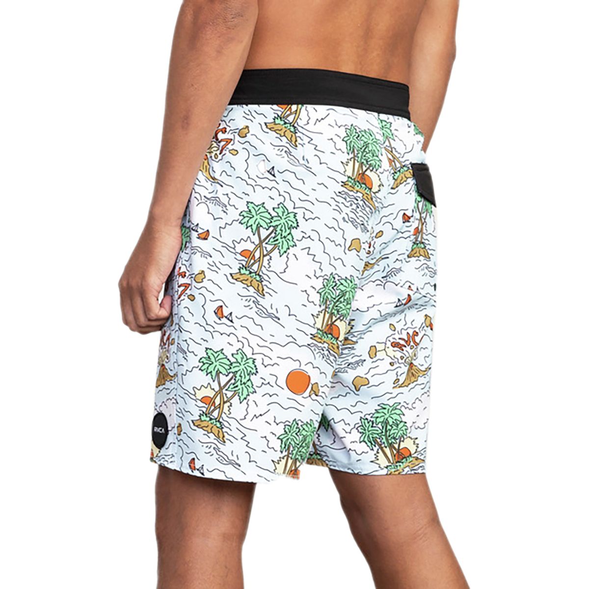 RVCA VA Print Swim Trunk Men's