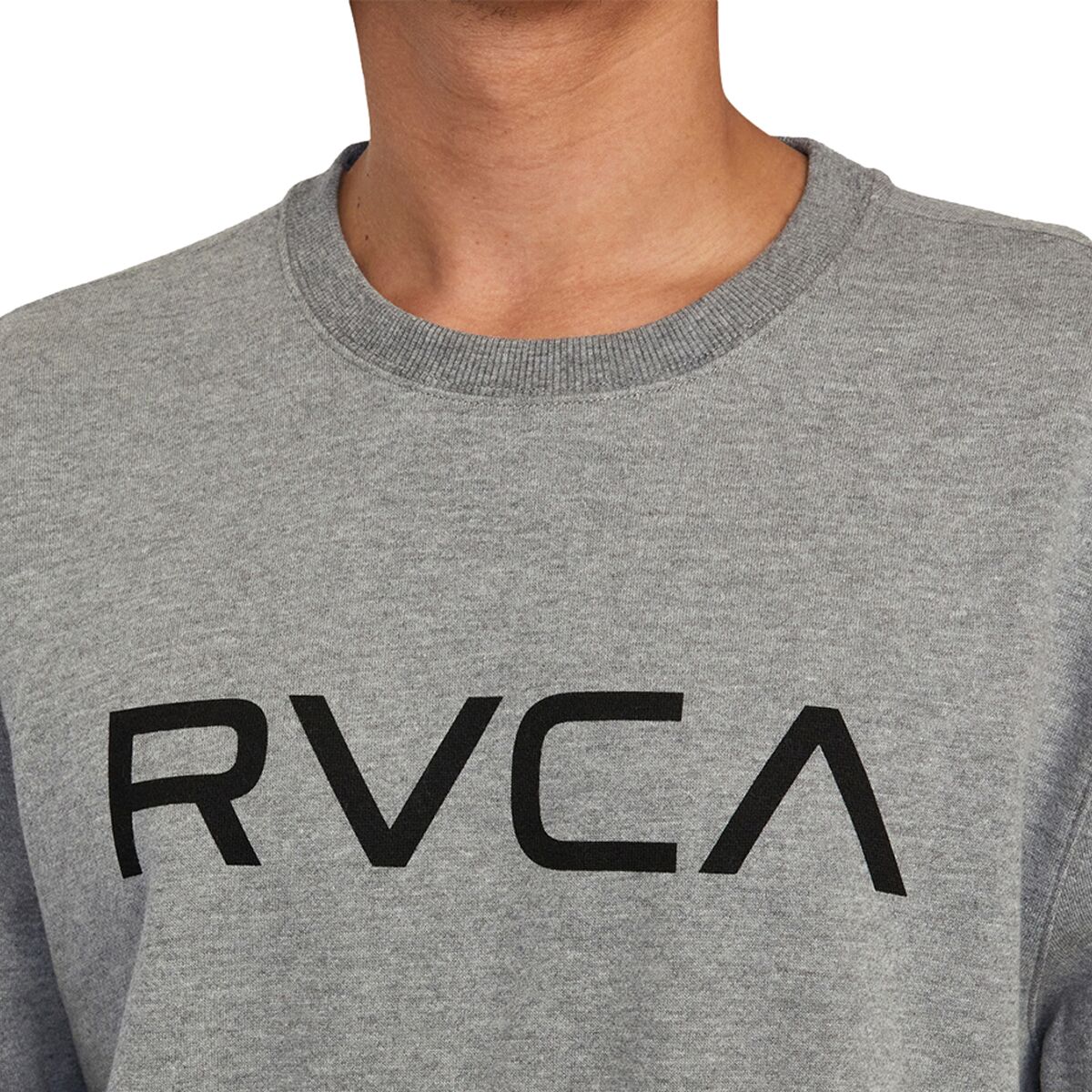 RVCA Men's Big Logo Hoodie - Heavyweight Pullover Sweatshirt With Kangaroo Pocket - View #6
