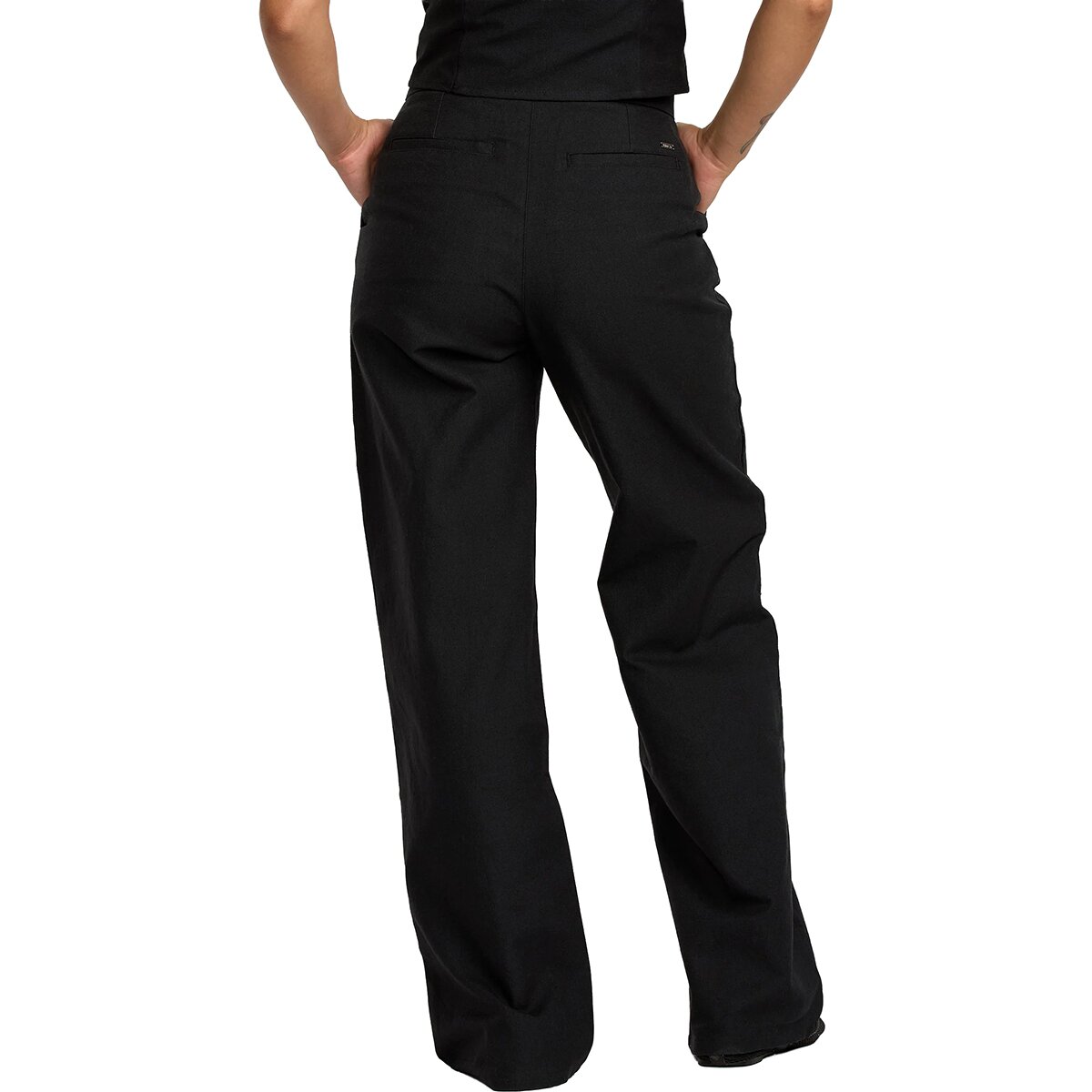 Женские брюки RVCA Bonnie Pant, цвет: Чёрный — фото 2