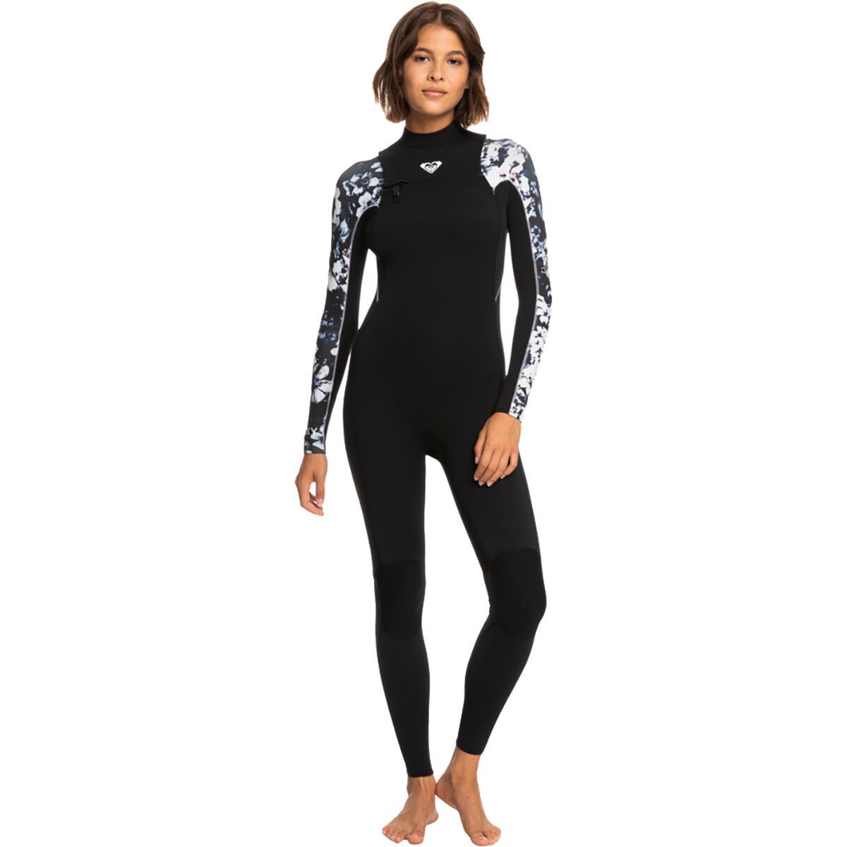 Roxy 3/2mm Elite XT ST Printed ChestZip GBS Wetsuit Women's Clothing