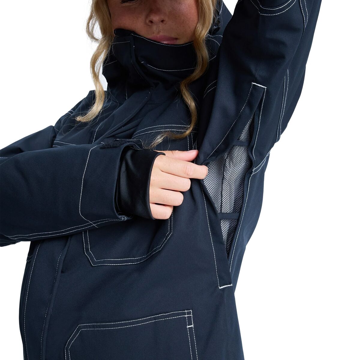Женская куртка Roxy Chloe Kim, цвет: Антрацитовый — фото 5