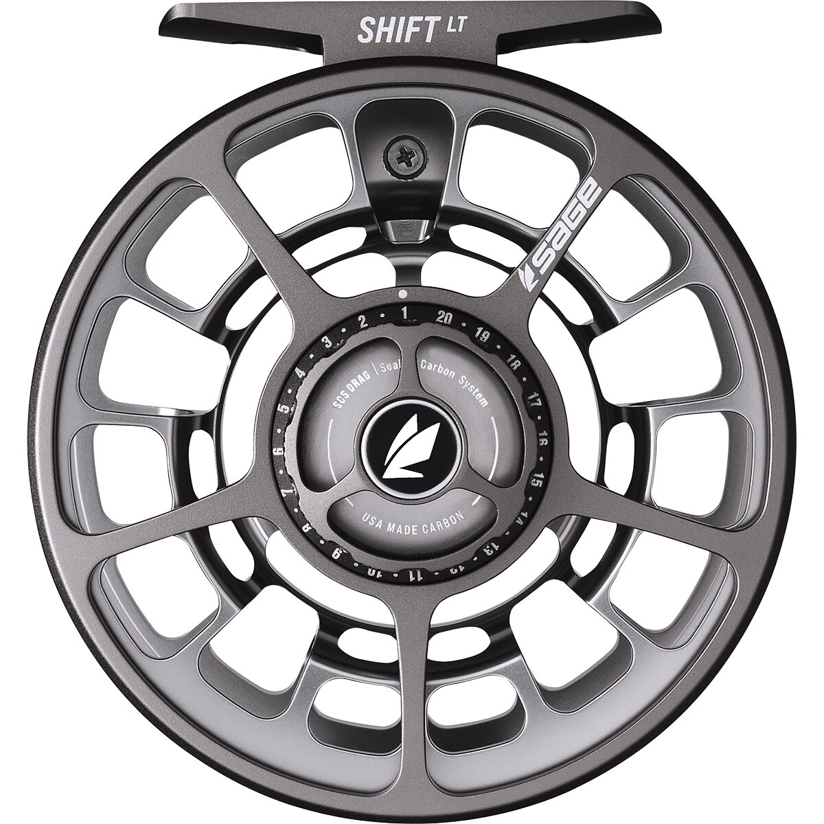Снаряжение Sage Shift LT Fly Reel, цвет: Серебряный сосновый — фото 2