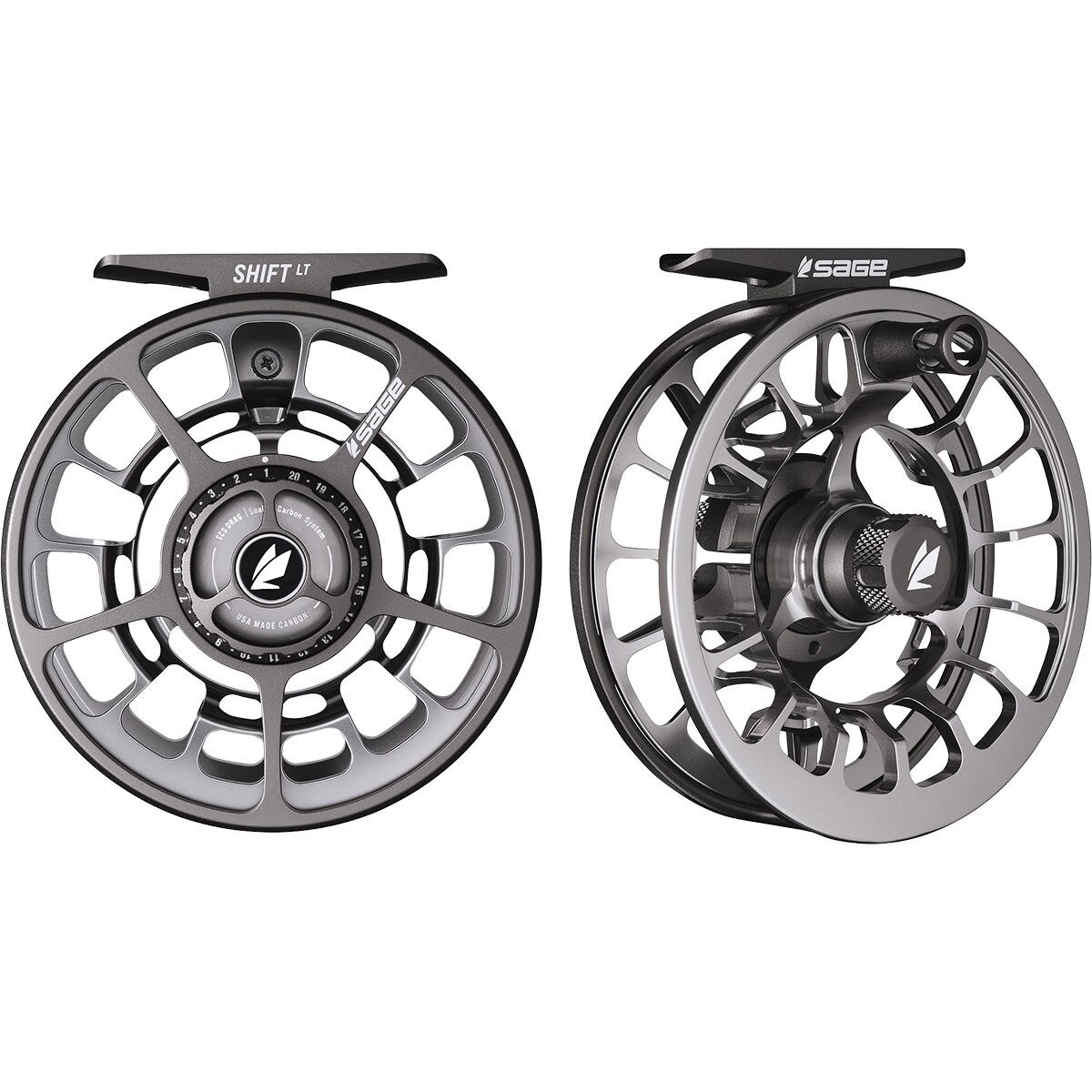 Снаряжение Sage Shift LT Fly Reel, цвет: Серебряный сосновый — фото 3