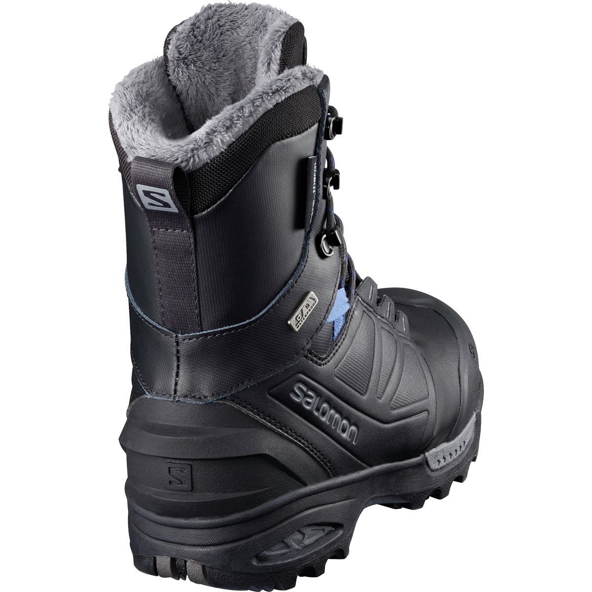 Женские ботинки Salomon Toundra Pro Cswp Boot, цвет: Чёрный / Синий — фото 2