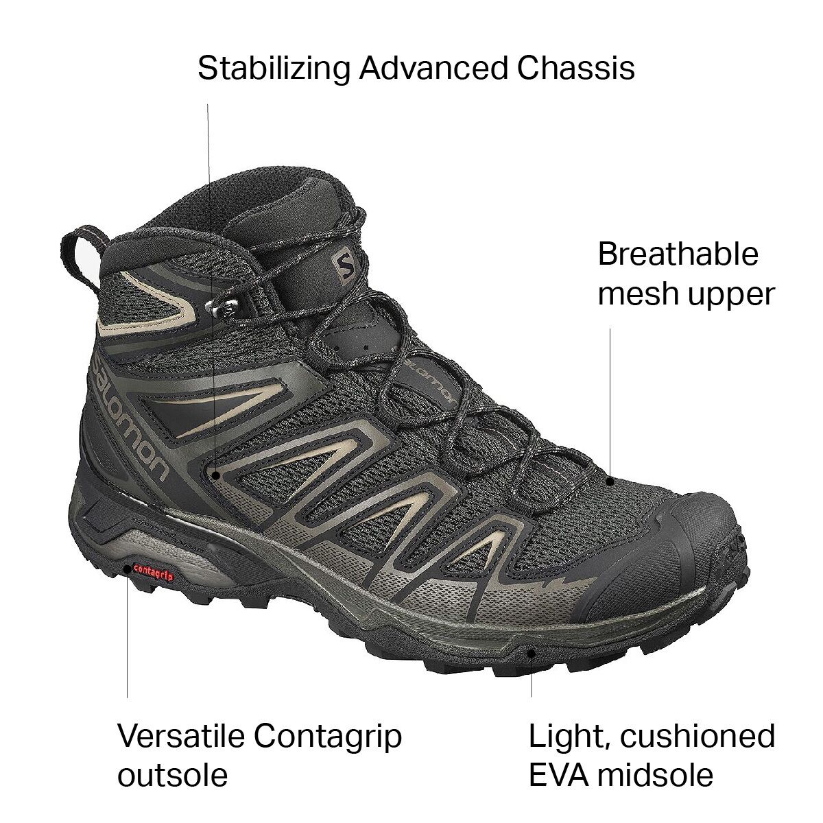 salomon x ultra mid 3 aero hiking boot