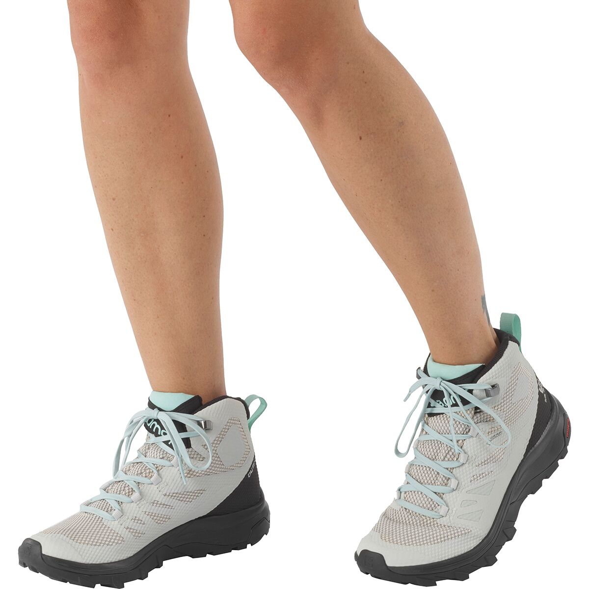 salomon outline mid gtx womens hiking boots