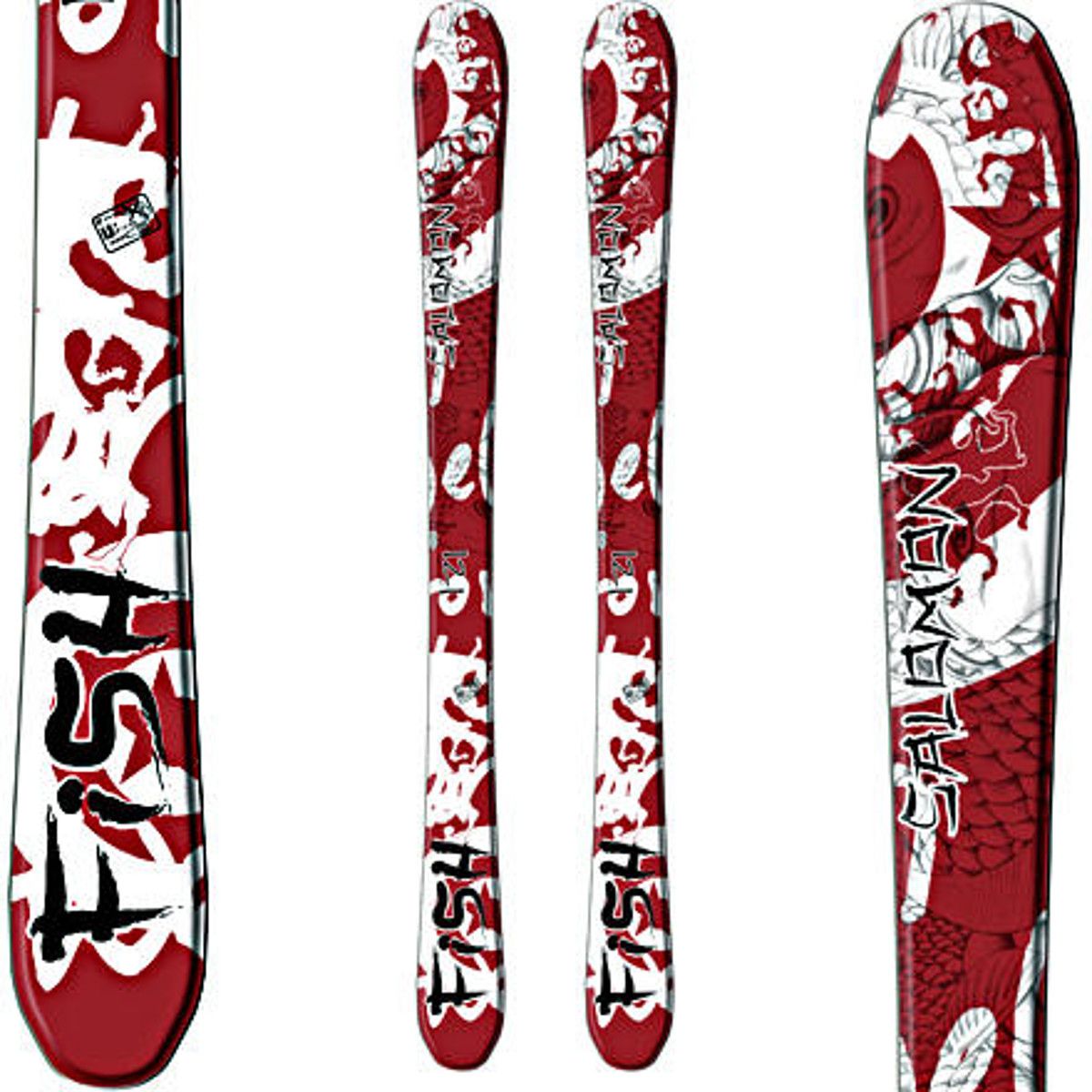 Salomon Teneighty Fish Skis Kids' Kids