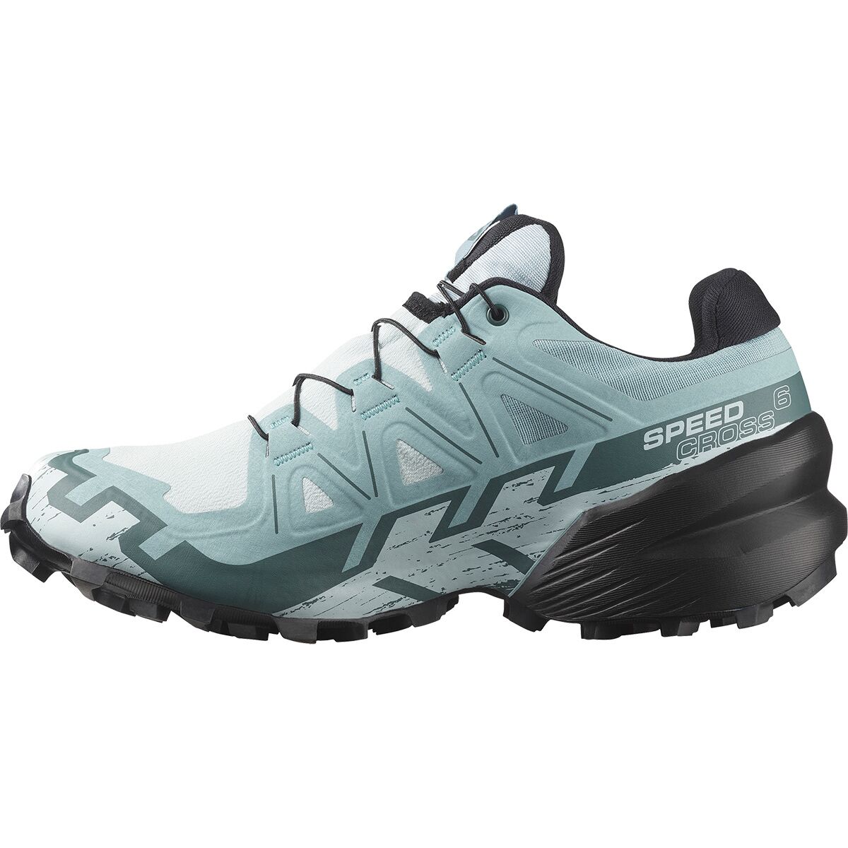 Женские кроссовки Salomon Speedcross 6 GTX Trail Running, цвет: Синий / Чёрный — фото 5