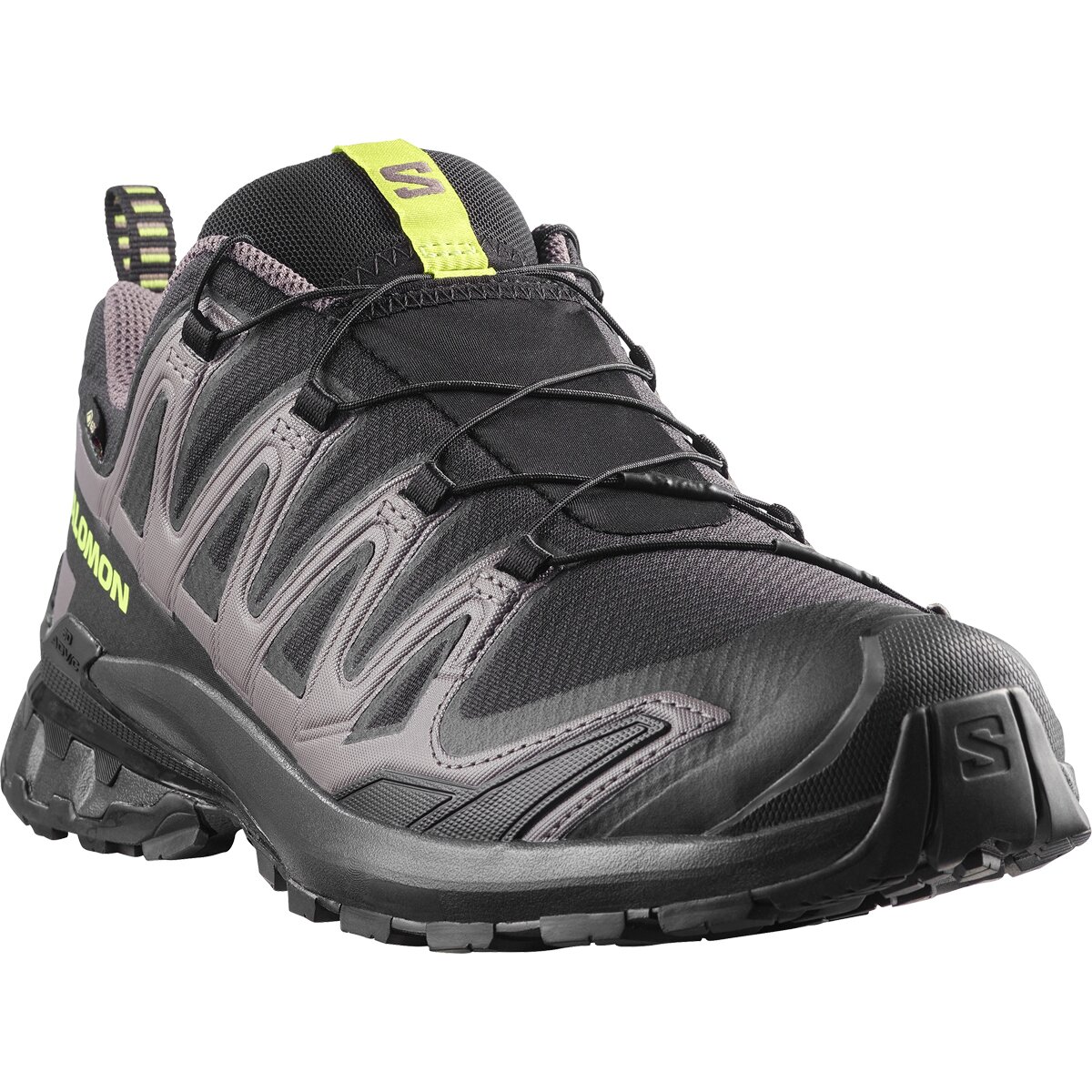 Мужские кроссовки Salomon XA Pro 3D V9 Gore-Tex Trail Running, цвет: Чёрный / Тёмный серый — фото 5