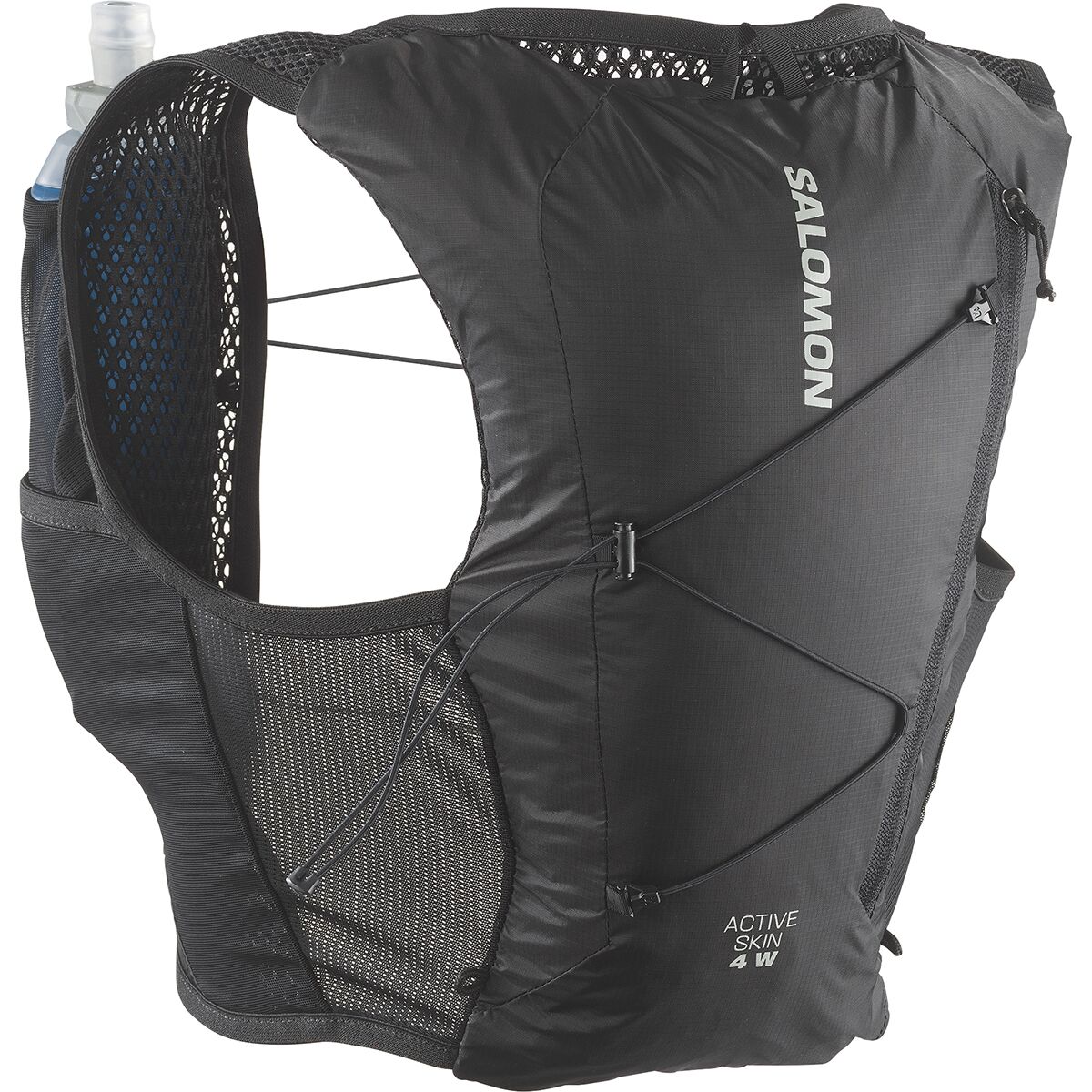 Salomon Active Skin 4L Hydration Pack Set - Women's, цвет: Чёрный / Металлический — фото 2