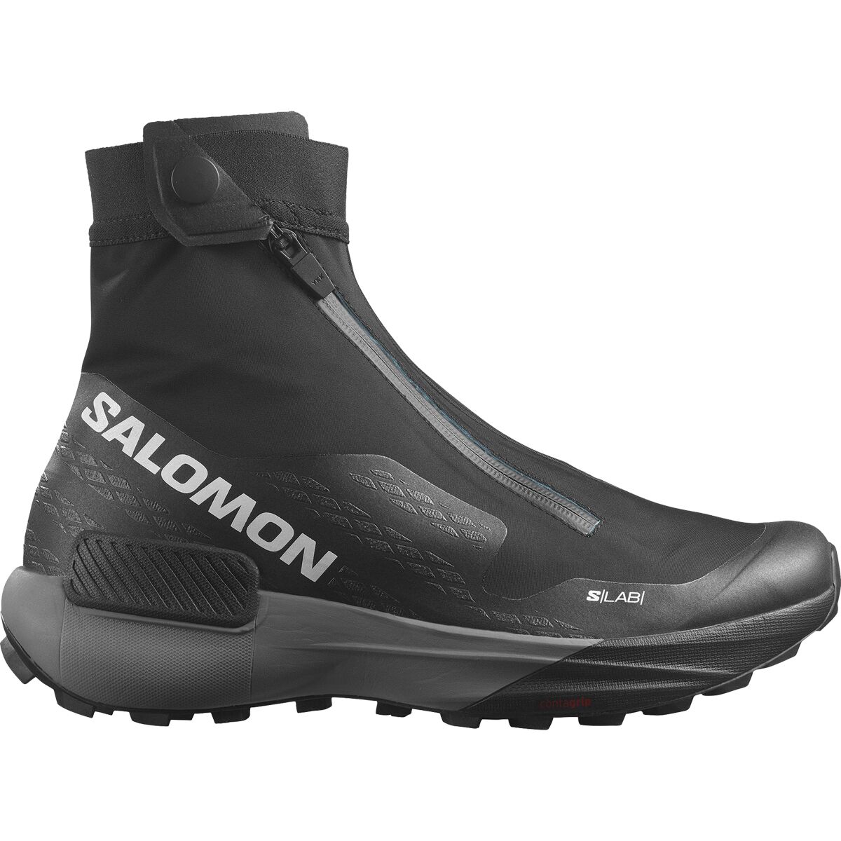 Кроссовки Salomon S/Lab Genesis Spine Trail Running, цвет: Чёрный / Оловянный