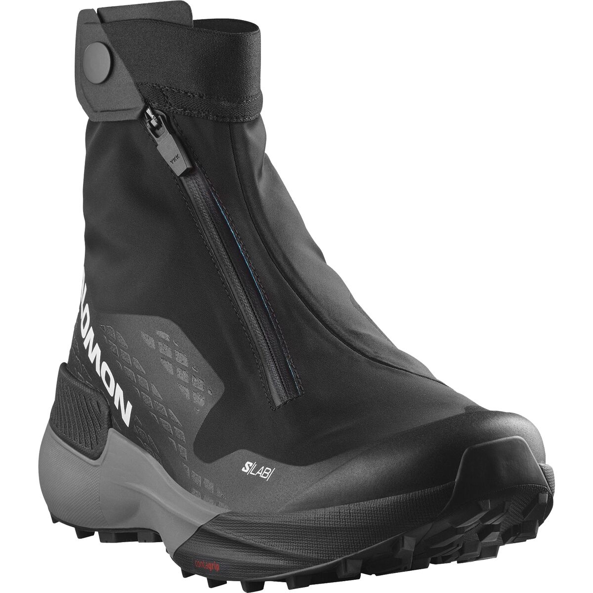 Кроссовки Salomon S/Lab Genesis Spine Trail Running, цвет: Чёрный / Оловянный — фото 2