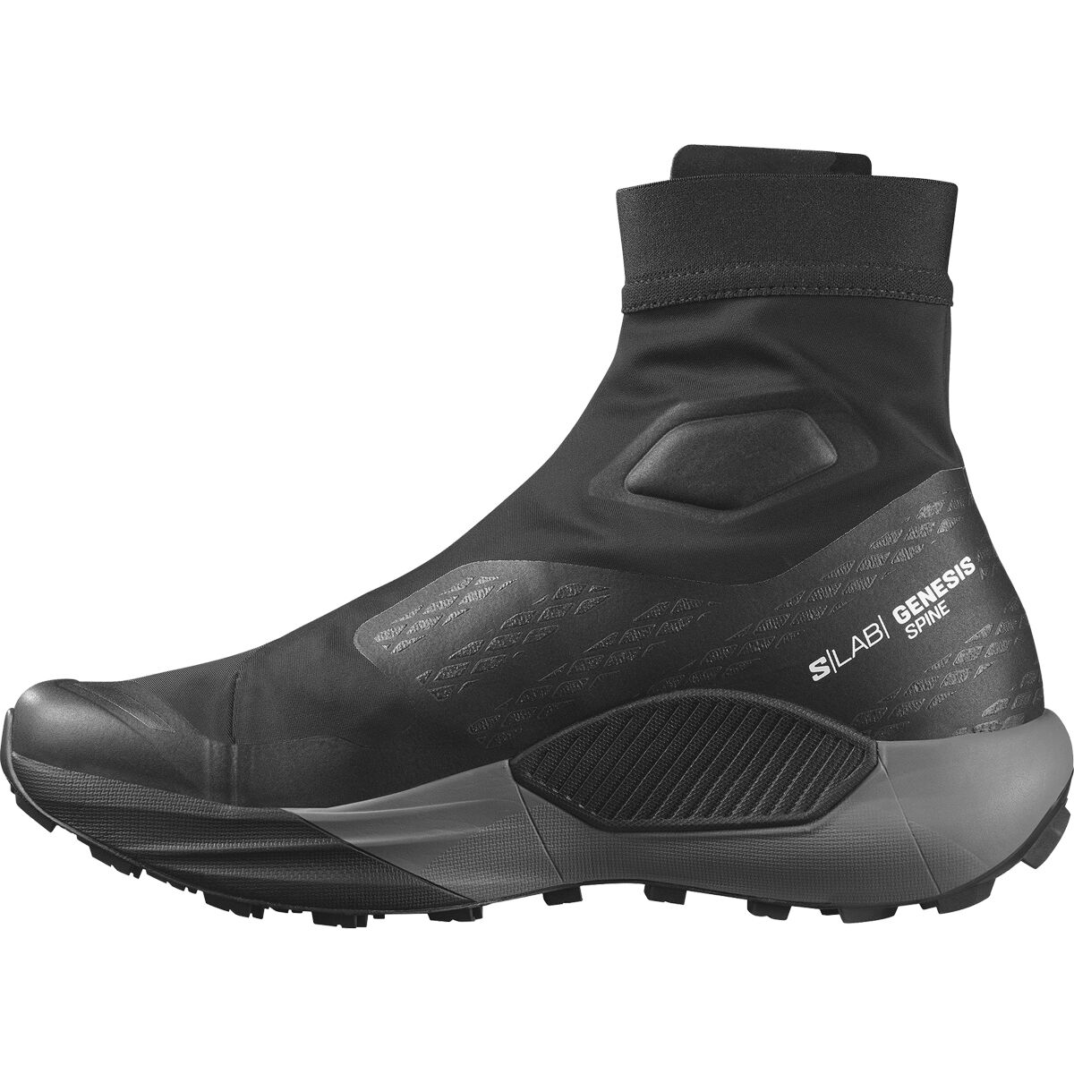 Кроссовки Salomon S/Lab Genesis Spine Trail Running, цвет: Чёрный / Оловянный — фото 6