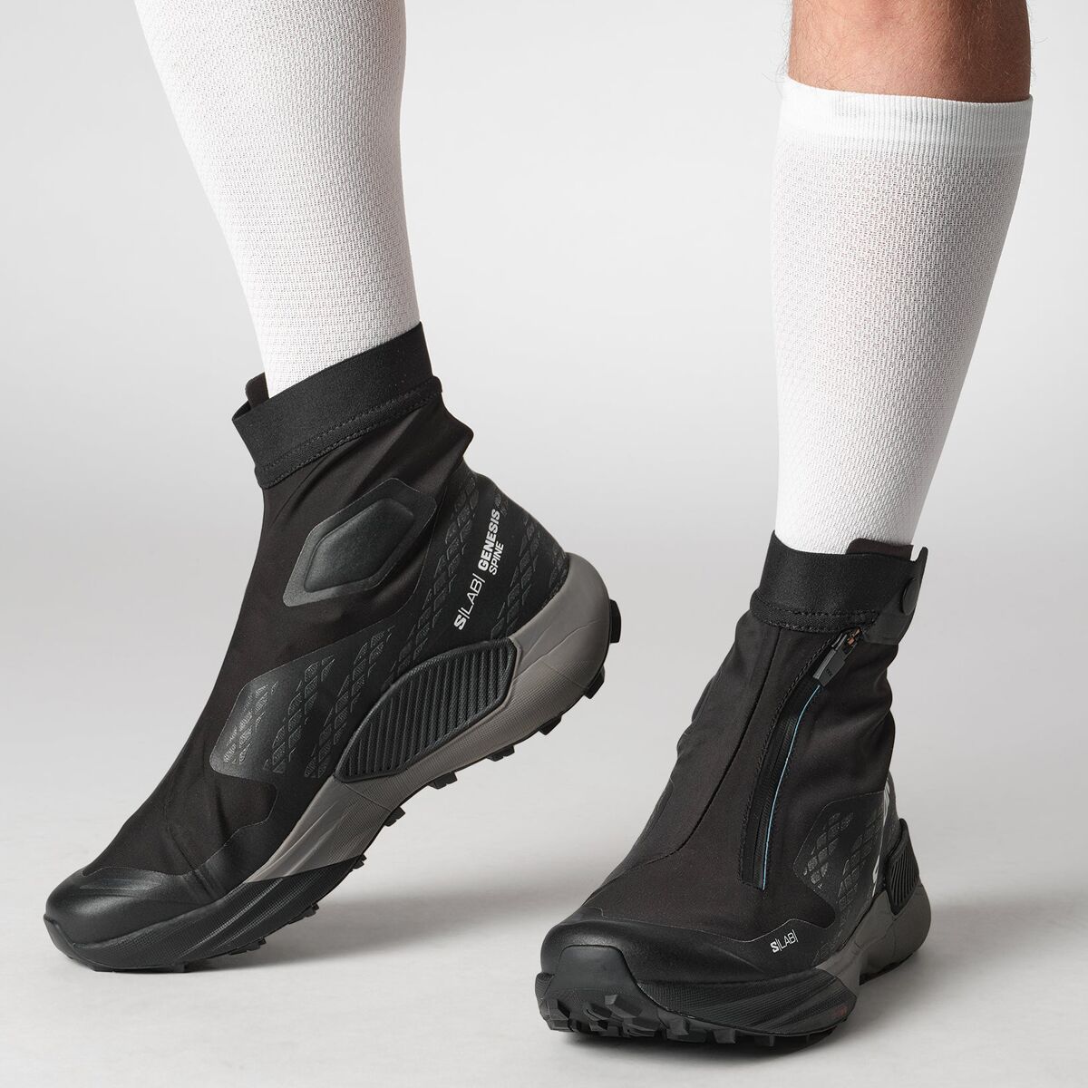 Кроссовки Salomon S/Lab Genesis Spine Trail Running, цвет: Чёрный / Оловянный — фото 9