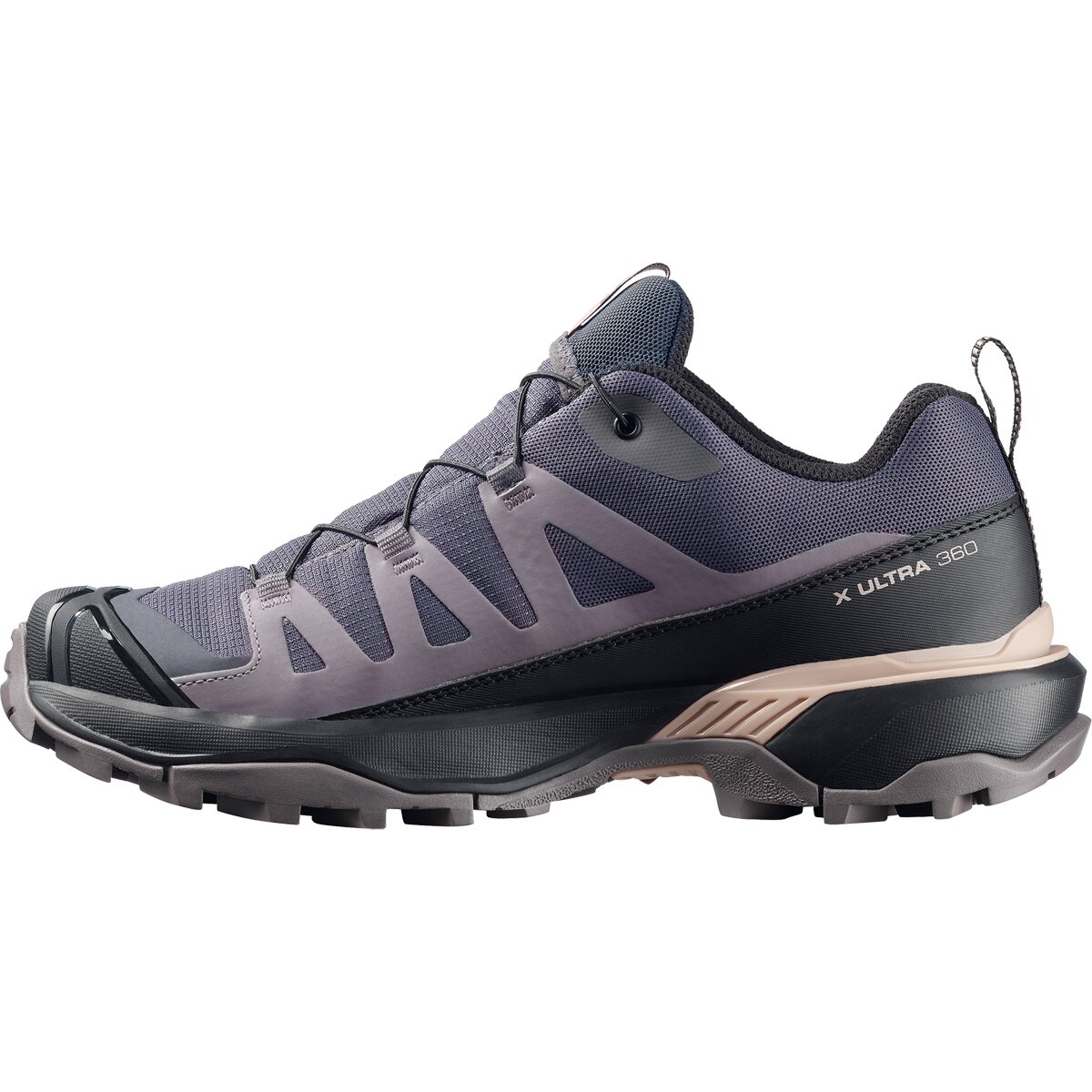 Женские кроссовки Salomon X Ultra 360 GTX Hiking, цвет: Железный / Теневой серый — фото 3