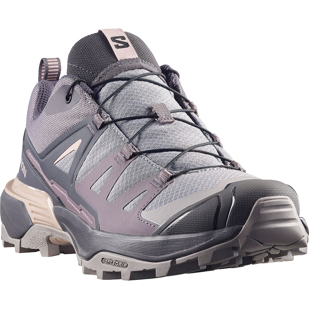 Женские кроссовки Salomon X Ultra 360 Hiking, цвет: Железный / Теневой серый — фото 2