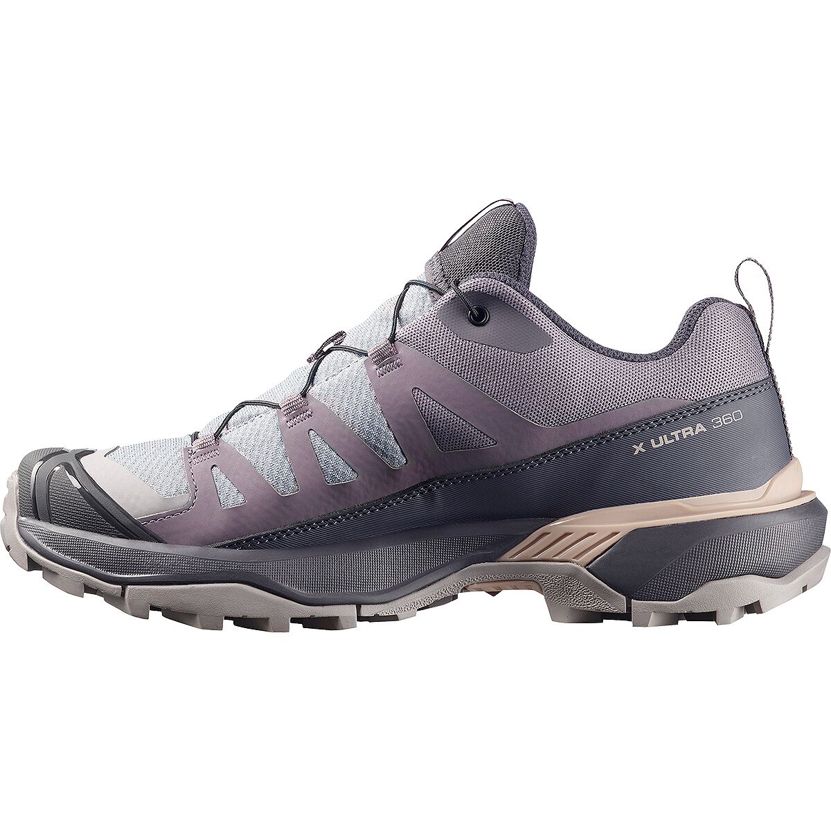 Женские кроссовки Salomon X Ultra 360 Hiking, цвет: Железный / Теневой серый — фото 4