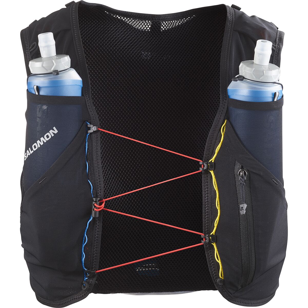 Рюкзак Salomon ADV Skin 5L Race Flag Hydration Pack, цвет: Чёрный / Белый — фото 3