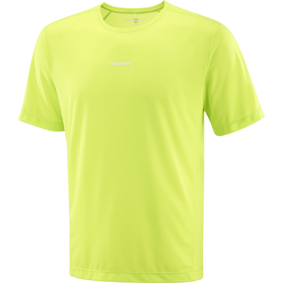 Мужская футболка Salomon Shkout Core Short-Sleeve T-Shirt, цвет: Лаймовый — фото 3