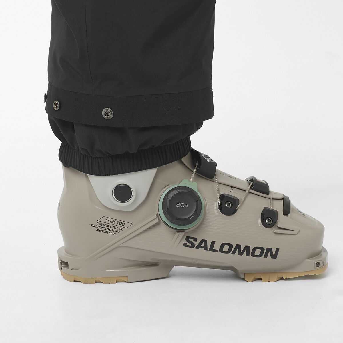 Мужские брюки Salomon Scrambler GORE-TEX, цвет: Глубокий чёрный — фото 4