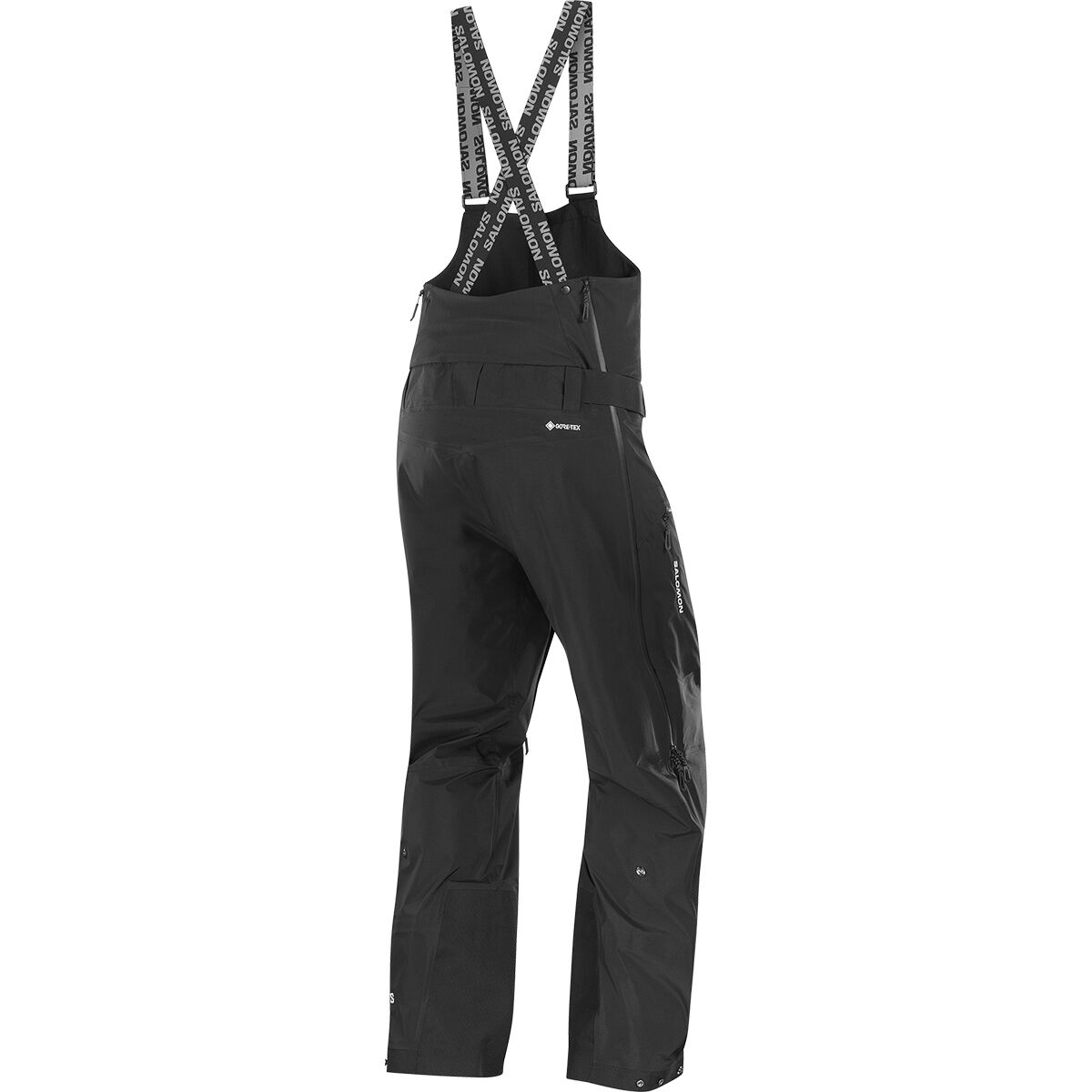 Мужские брюки Salomon Scrambler GORE-TEX, цвет: Глубокий чёрный — фото 6