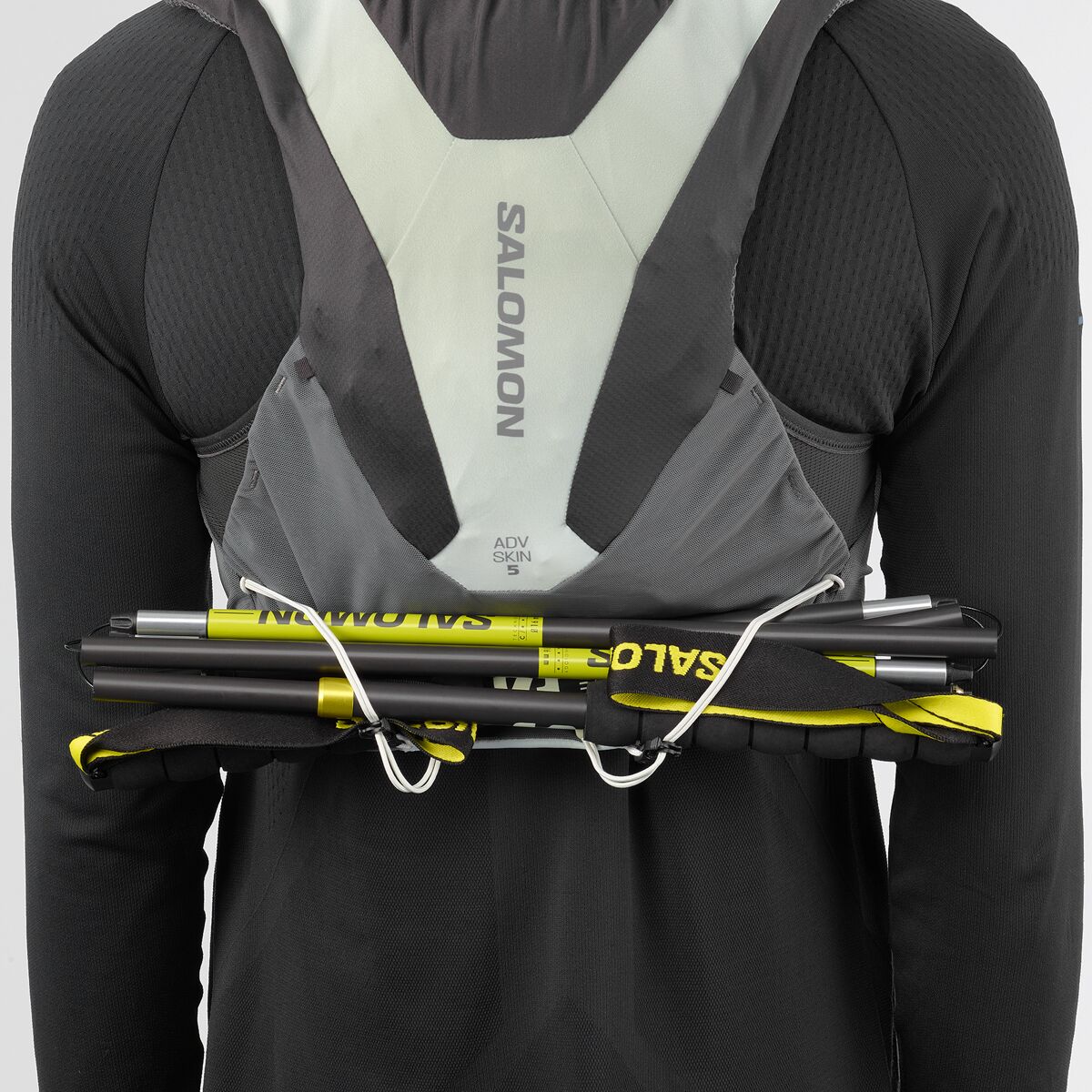 Рюкзак Salomon ADV Skin 5L Gradient Hydration Pack, цвет: Phantom/Castelrock/Icicle — фото 5
