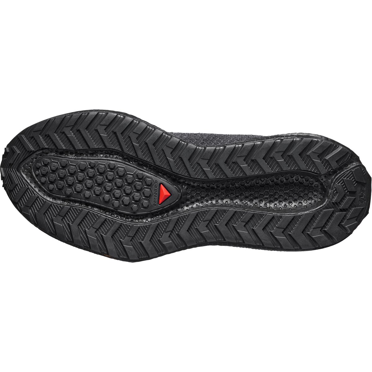 Мужские кроссовки Salomon Aero Glide 4 Grvl Running, цвет: Чёрный / Асфальтовый — фото 7