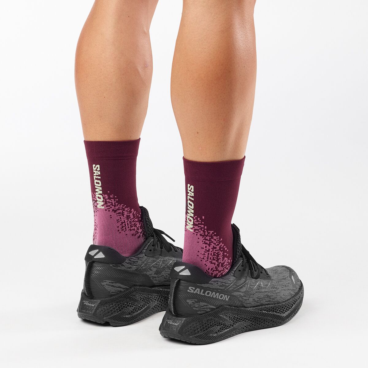Мужские кроссовки Salomon Aero Glide 4 Running, цвет: Чёрный / Асфальтовый — фото 7