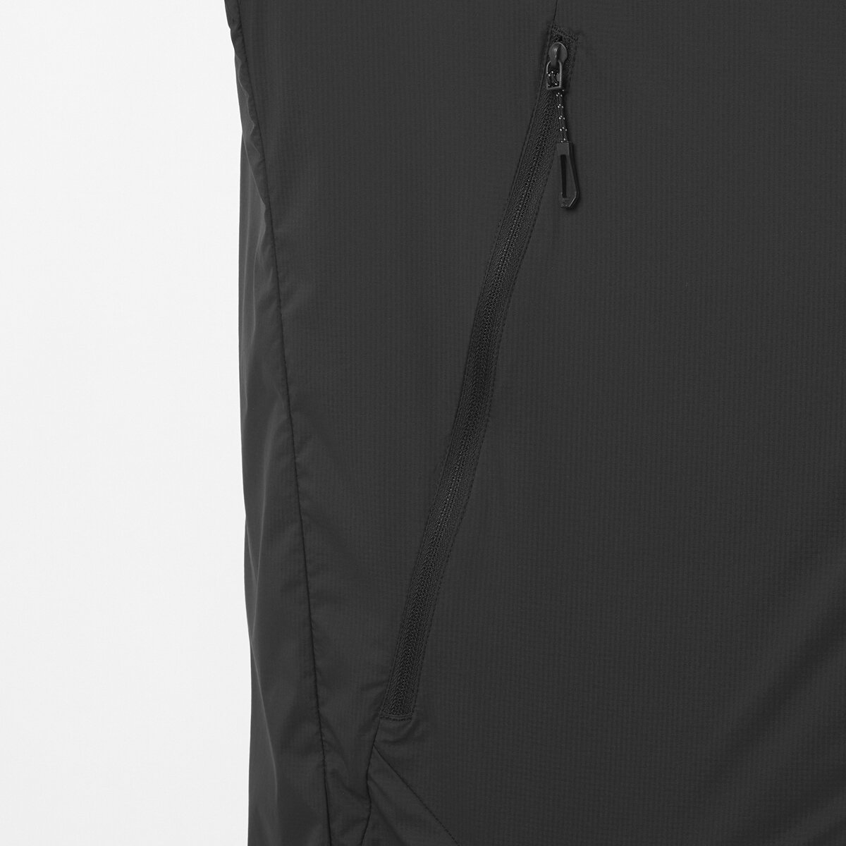 Мужская куртка Salomon Outwind Full-Zip, цвет: Глубокий чёрный — фото 4