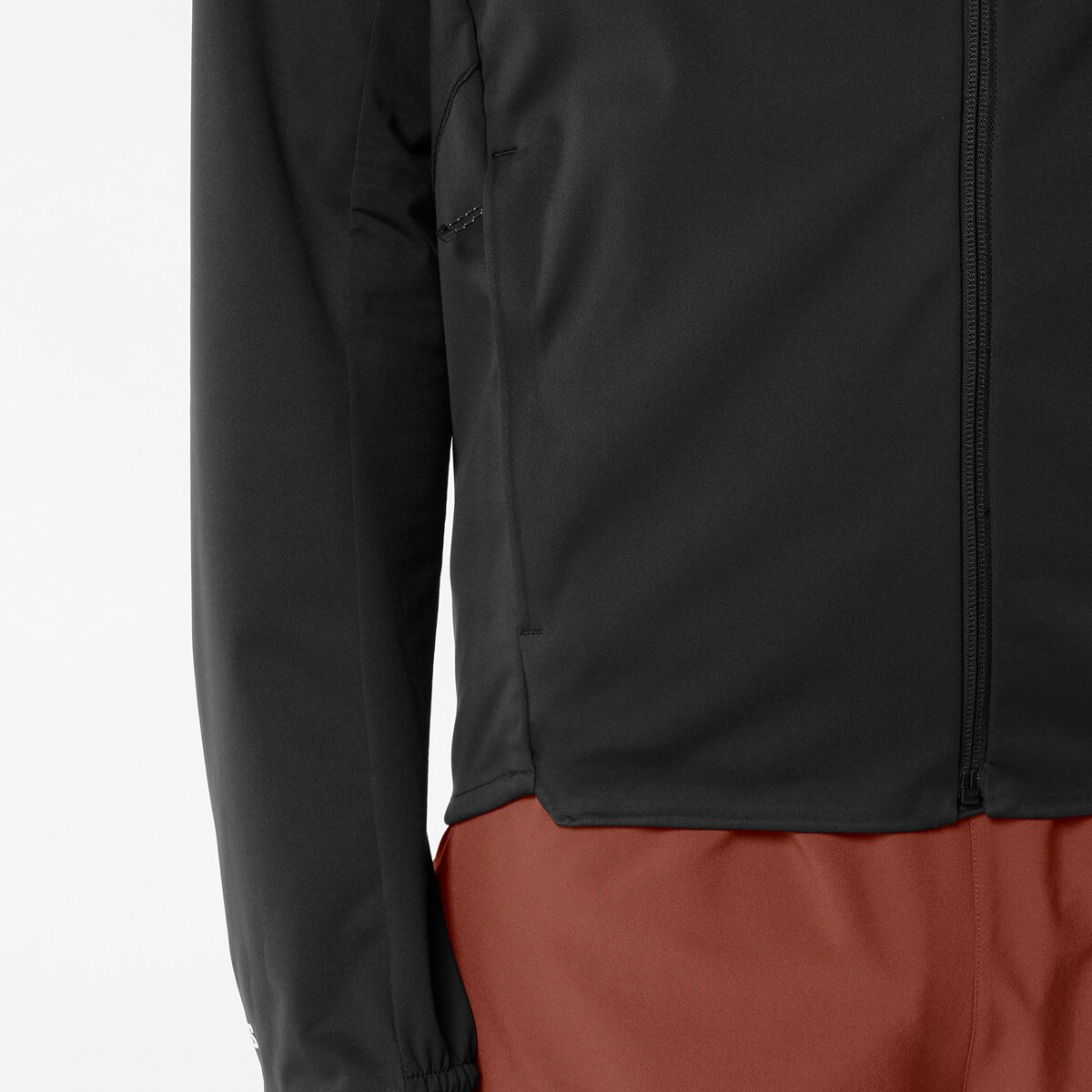 Мужская куртка Salomon Sense Softshell, цвет: Глубокий чёрный — фото 5