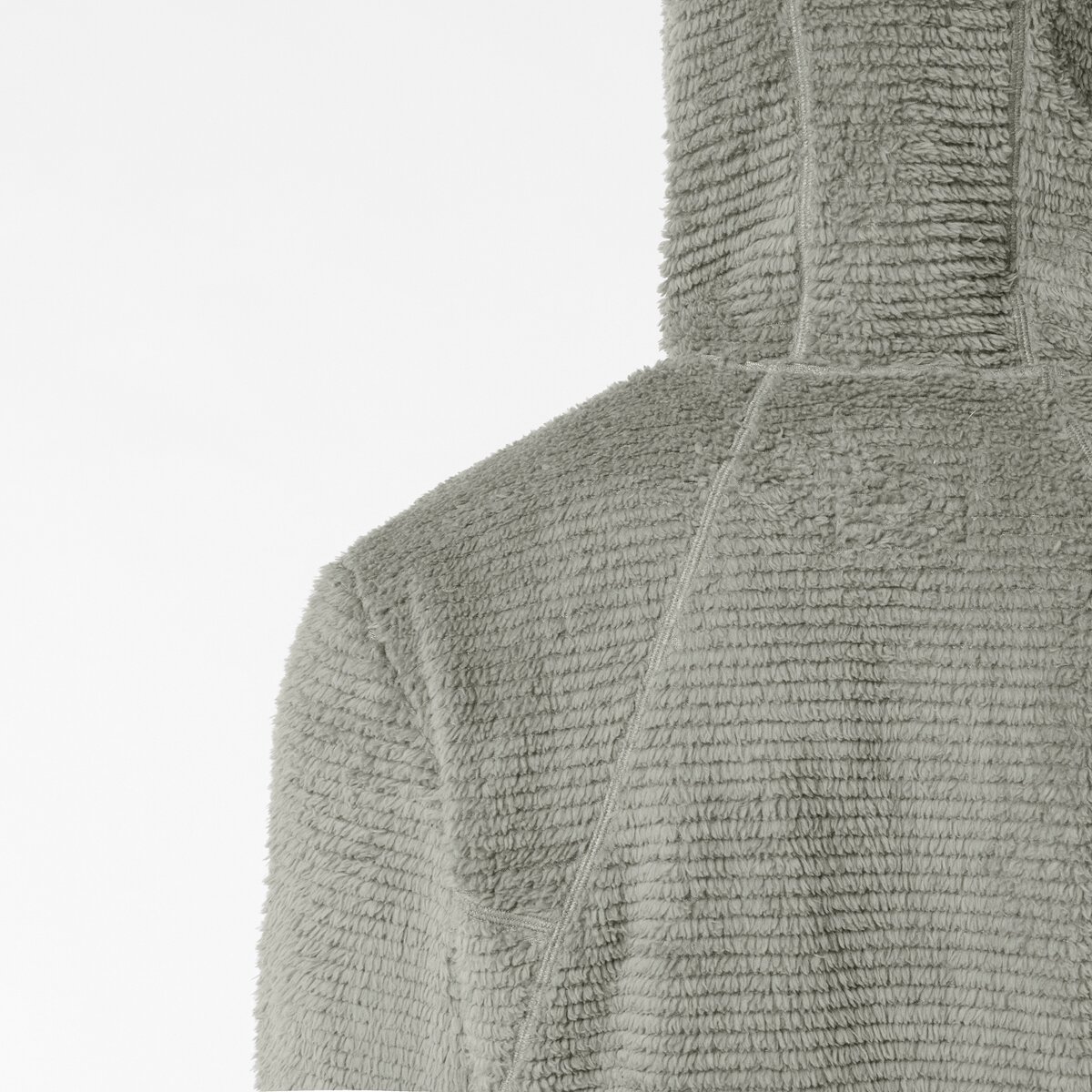 Мужская куртка Salomon Thernova Fleece Hooded, цвет: Серый — фото 3