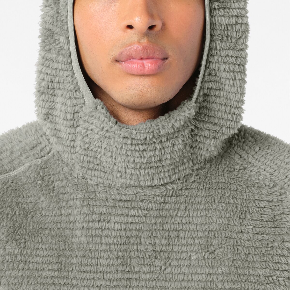 Мужская куртка Salomon Thernova Fleece Hooded, цвет: Серый — фото 4