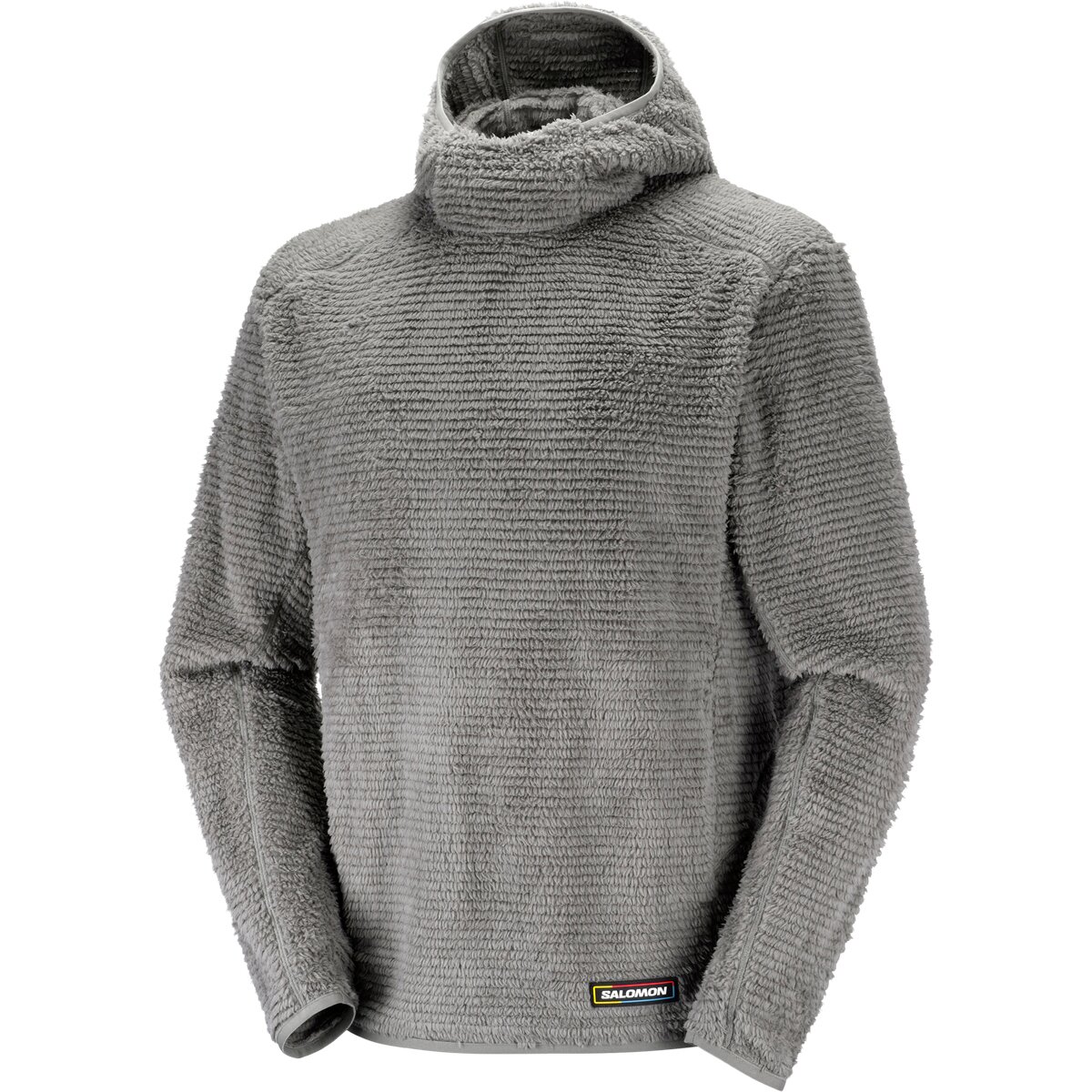 Мужская куртка Salomon Thernova Fleece Hooded, цвет: Серый — фото 6