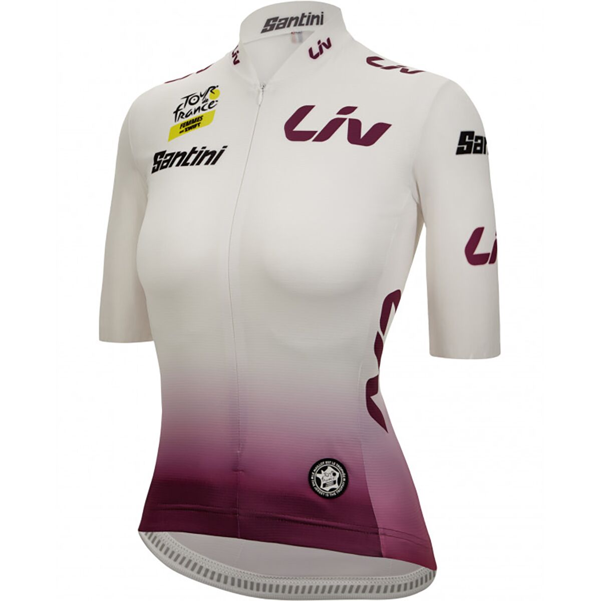 Santini TDF Femme Avec Zwift Best Young Rider Jersey -...