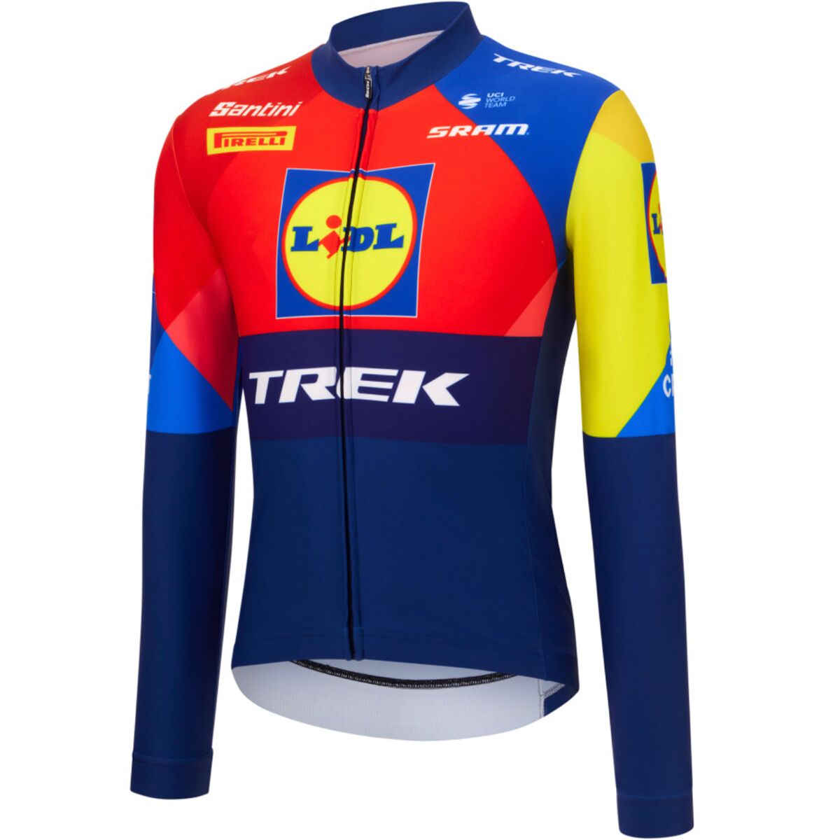 Santini Lidl Trek Replica Long-Sleeve Jersey - Men´s