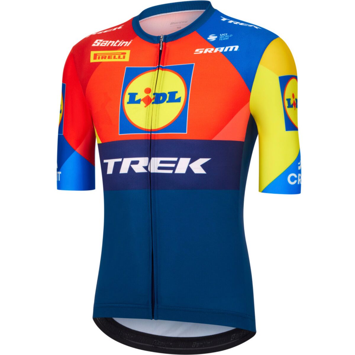 Santini Lidl Trek Replica Short-Sleeve Jersey - Men´s