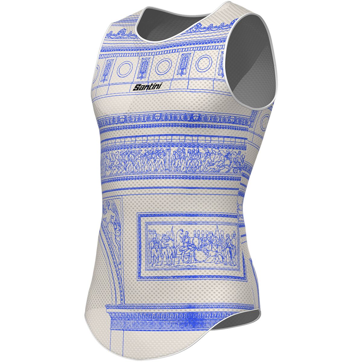 Santini Tdf Arrivee Arc De Triomphe Sleeveless Baselayer -...