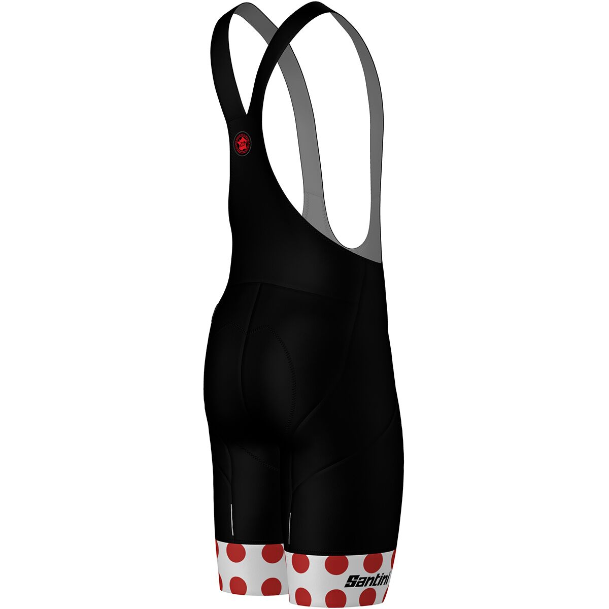 Santini Tour de France Polka Dot Jersey Bib Short -...