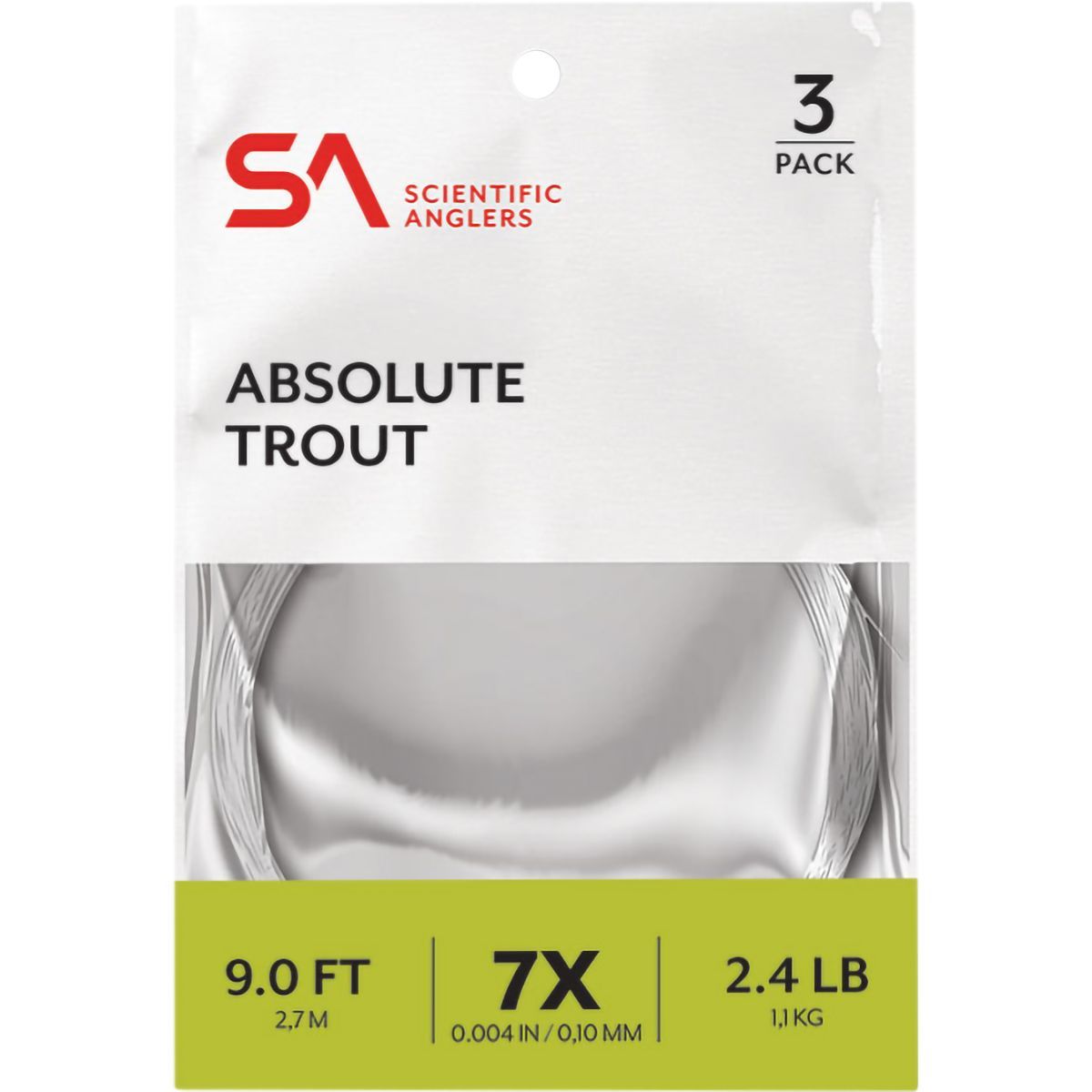 Scientific Anglers Absolute Trout - 9´ - 3 Pack