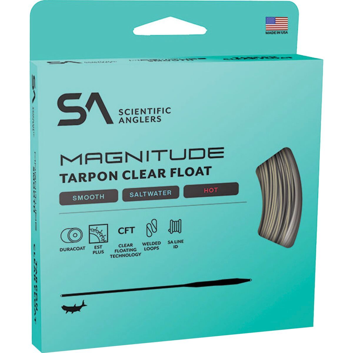 Scientific Anglers Magnitude Smooth Tarpon Full Clear Float...